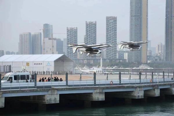  峰飞航空完成吨级以上eVTOL “空中出租车” 往返飞行10分钟，跨长江首飞(图3)