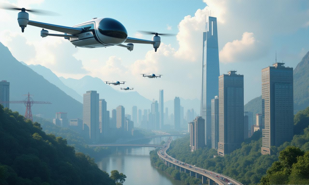 低空经济万亿市场，空中出租车eVTOL 驱动新质生产力(图2)