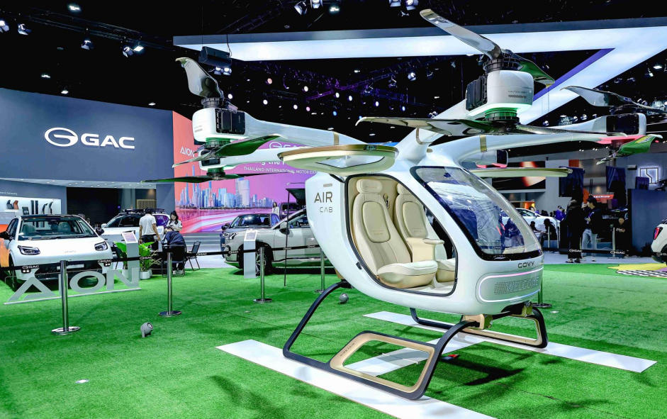 低空出行黑科技登陆曼谷,高域飞行汽车成泰国车展焦点